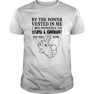 The Power Vested In Me I Now Pronounce You Stupid And Ignorant Shirt